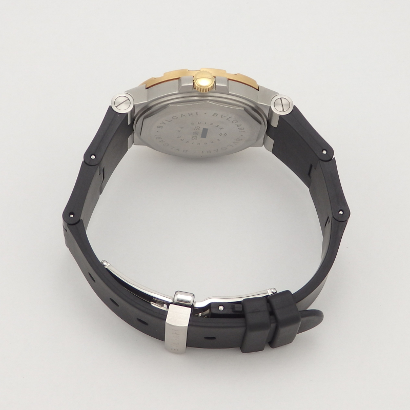 K18/SS BVLGARI SD38SG ディアゴノ スクーバ - 画像 (8)