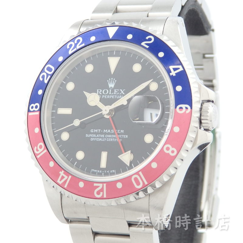 ロレックス GMTマスター 16700 U番 赤青 箱付 OH済み 入荷しました!