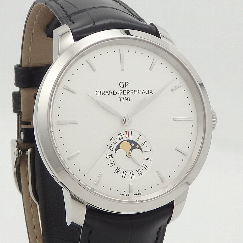 GIRARD-PERREGAUX GP 1966 デイト&ムーンフェイズ 49545-11-131-BB60 - 画像 (3)