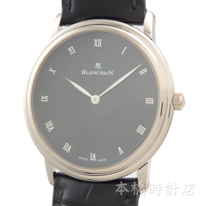 K18WG ブランパン B0021.1530.55 ヴィルレ ウルトラスリム 99本限定 箱・正規保証書(2002年7月発行)付 入荷しました!