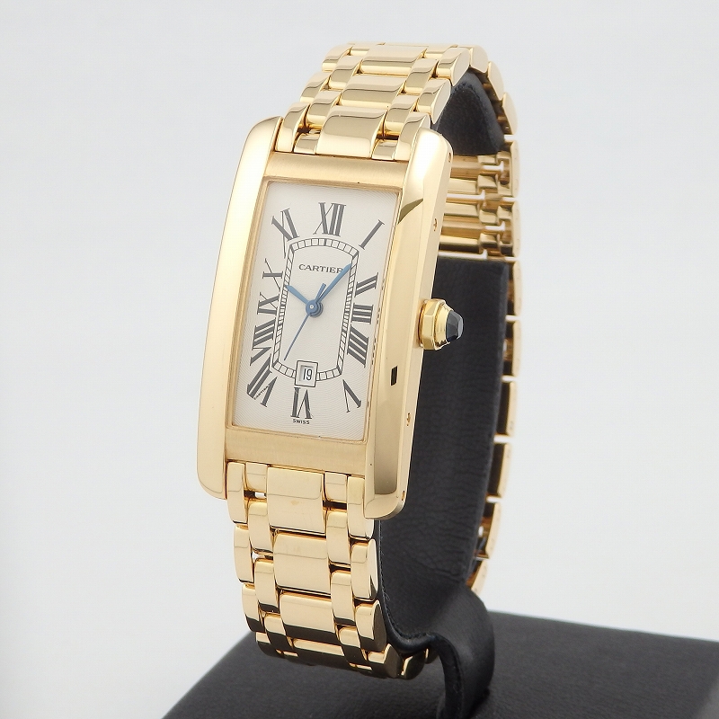 K18YG CARTIER W26035K2 タンクアメリカンMM - 画像 (6)