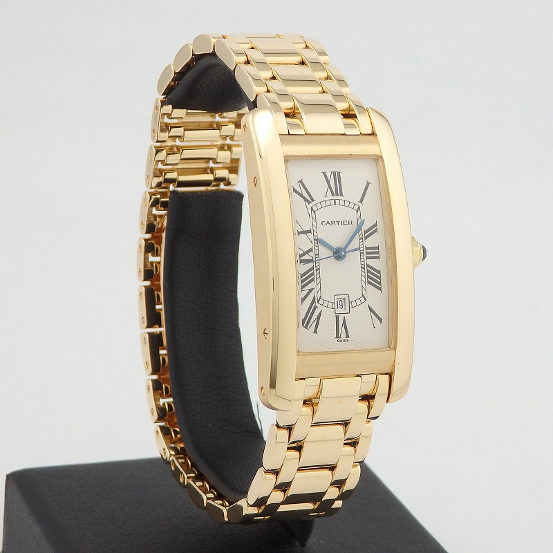 K18YG CARTIER W26035K2 タンクアメリカンMM - 画像 (7)