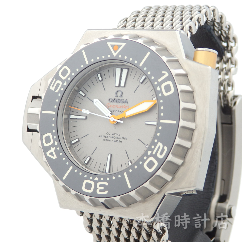 オメガ　227.90.55.21.99.001　プロプロフ　箱・ラバーベルト・替えブレス付　機械点検済み　入荷しました！