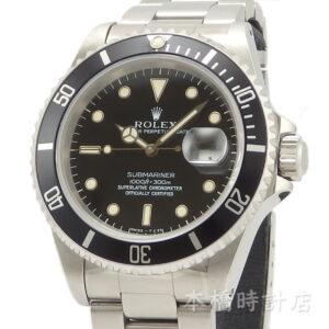 ROLEX　16610　サブマリーナ　デイト　SUBMARINER　ブラック文字盤